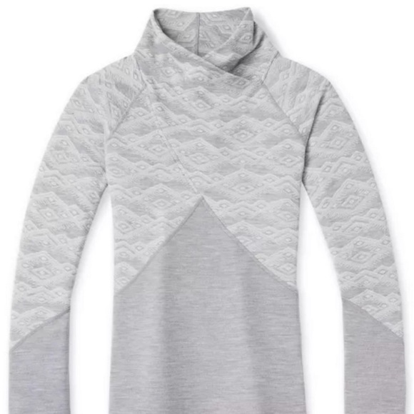 Smartwool Tops - Smartwool Gray Merino 250 Crossover Neck Top